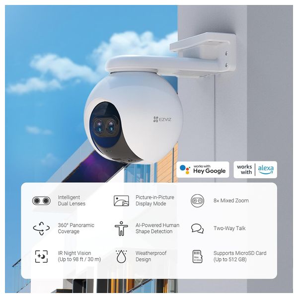  EZVIZ J76231628 - Security Camera - White 
