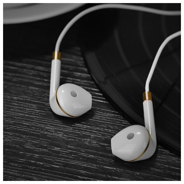  HOCO M1 - Wired Headphone In Ear - White 