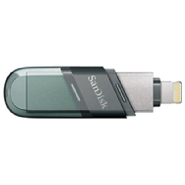  SanDisk 619659181437 - 128GB - iXpand USB Flash Drive - Black 