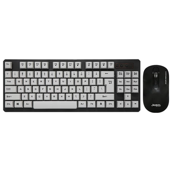  JeDEL WS680 - Wireless Keyboard & Mouse Combo - Black 
