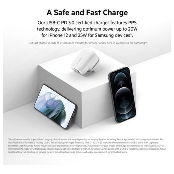  Belkin 745883829439 - Charger - White 
