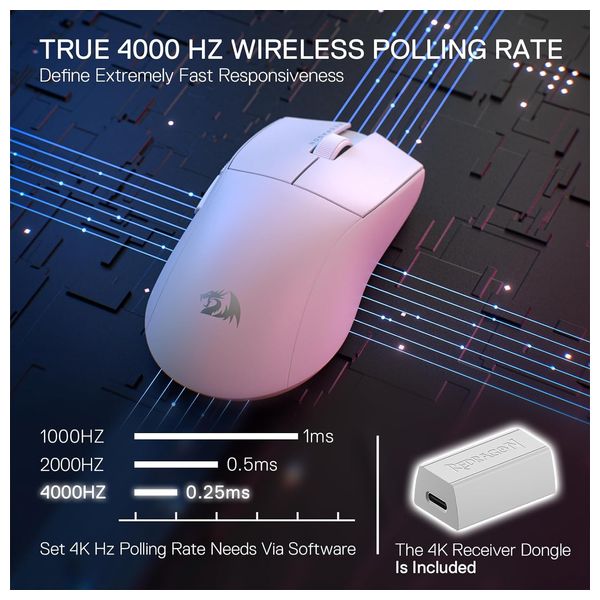  Redragon M916 PRO 3 - Wireless Mouse 