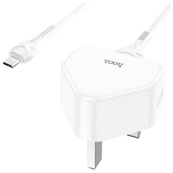  HOCO 6931474751607 - Wall Charger - USB  - White 
