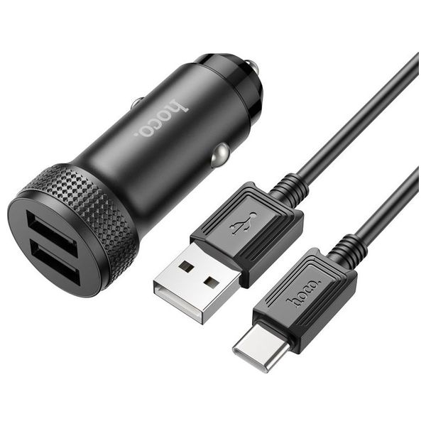  HOCO Z49 - Car Charger - Black 