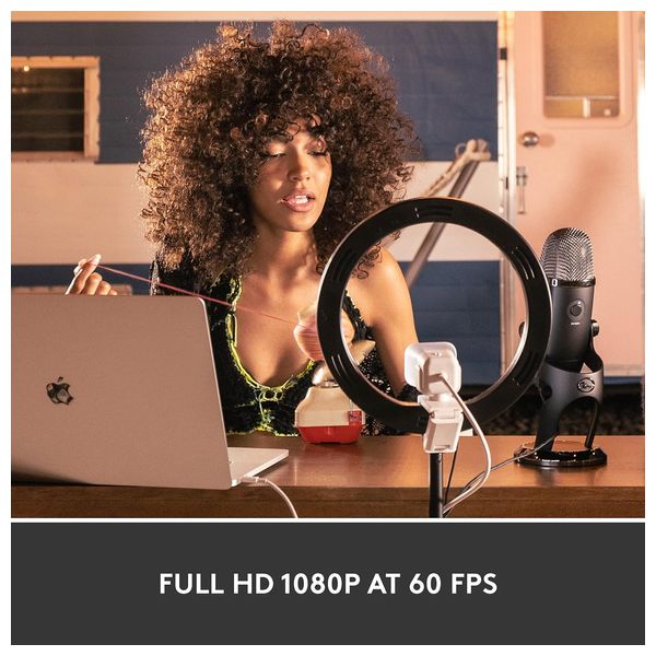  كاميرا ويب لوجيتك - for Creators StreamCam - ابيض 