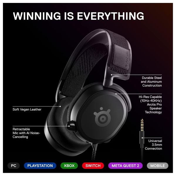  SteelSeries Arctis Prime - Headphone Over Ear 