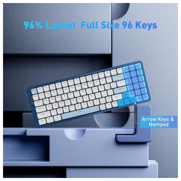Redragon K684WB-RGB-PRO EVA PRO 3 - mechanical Wireless Keyboard - Blue