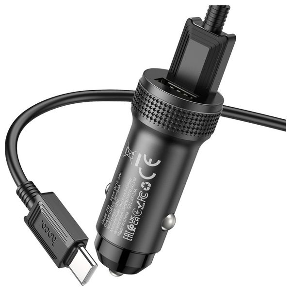 HOCO Z49 - Car Charger - Black