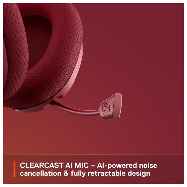  SteelSeries Arctis Nova 7 - Bluetooth Headphone Over Ear - Red 