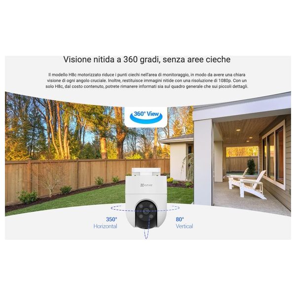  EZVIZ 6941545613284 - Smart Home Security Camera - White 