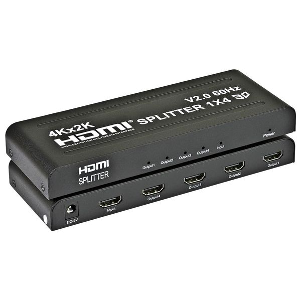  موزع HDMI 1x4 - 47370167_1 - 4 منافذ - 1في4 مخرج - الترا اتش دي 