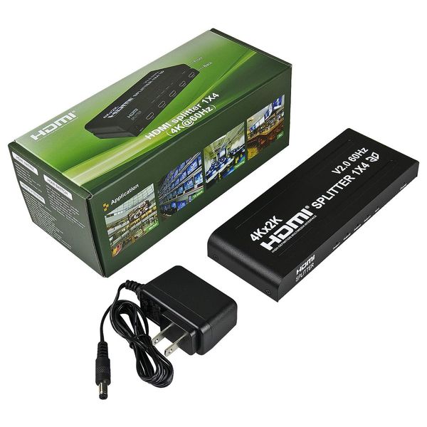  موزع HDMI 1x4 - 47370167_1 - 4 منافذ - 1في4 مخرج - الترا اتش دي 