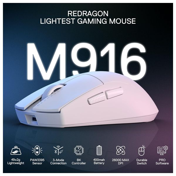  ماوس ريدراكون لاسلكي - M916 PRO 3 