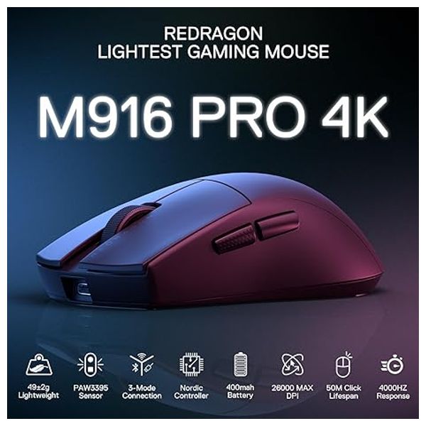  Redragon M916 PRO 3 - Wireless Mouse 