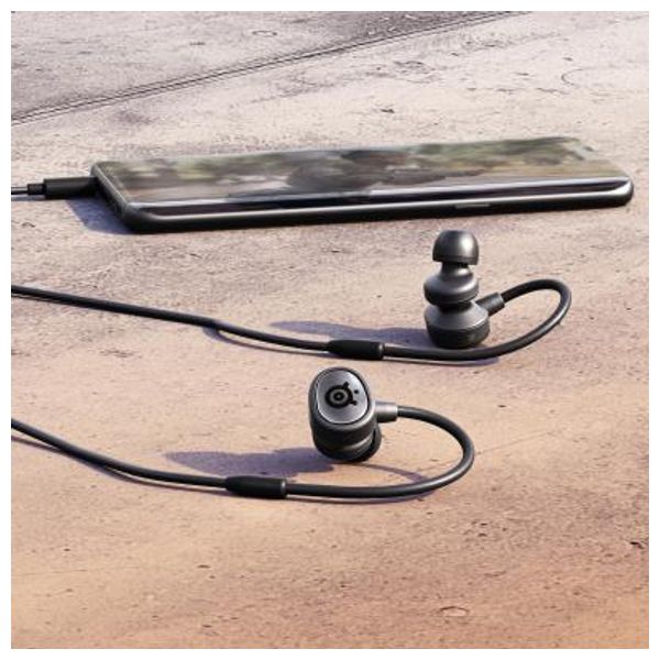  SteelSeries TUSQ - Headphone In Ear - Black 