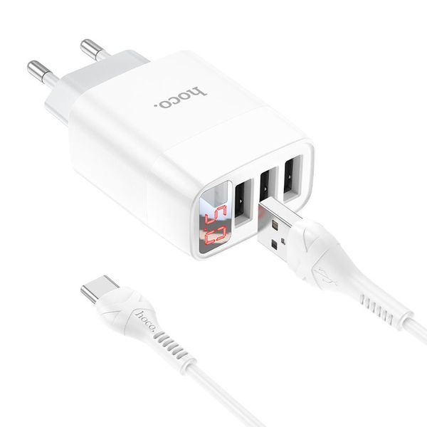  HOCO C93A - Charger - White 