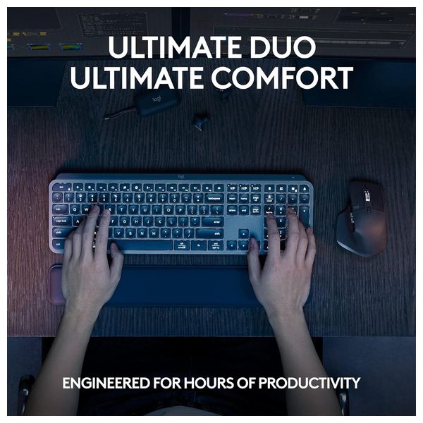 Logitech Wireless Keyboard & Mouse Combo - Black