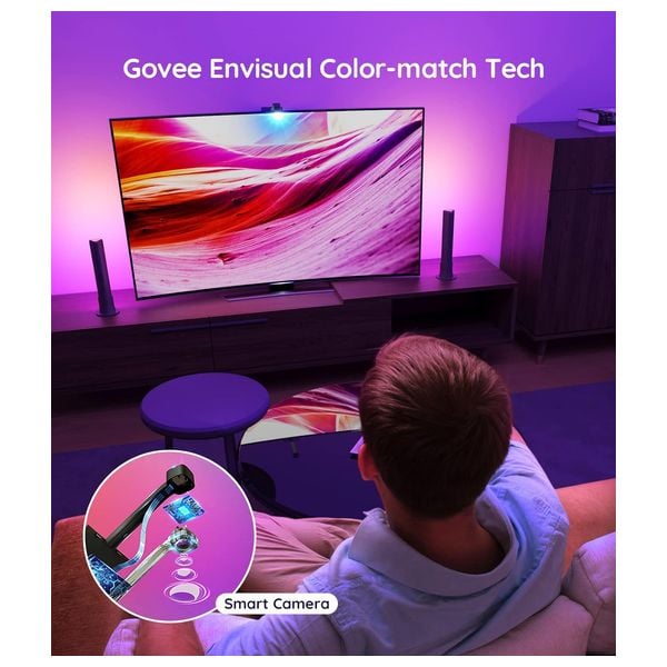  Govee 27-45 - LED Smart Light Bars with Camera RGBIC Smart Backlights 