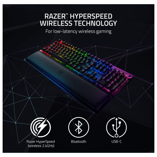  Razer BlackWidow V3 Pro - Wireless Gaming Keyboard 