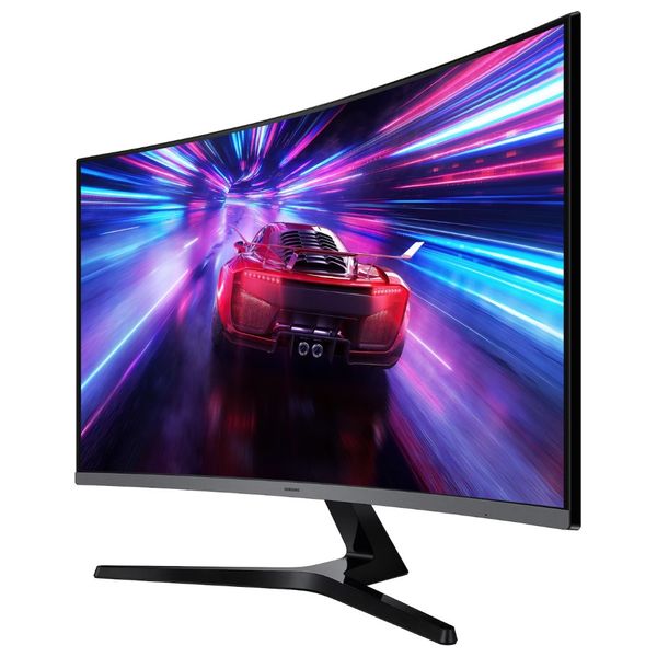 شاشة سامسونج  LS32D392GAMXUE Essential S3 - قياس 32 انج - منحنية - 100 هرتز - 4 مللي ثانية (GTG) - بدقة FHD - اسود