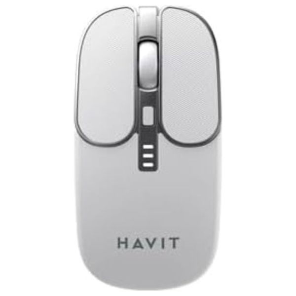  Havit HVKB KB830WB AR WH - Wireless Keyboard and Mouse Set - Up To 400 mAh - Bluetooth 5.1 - White 