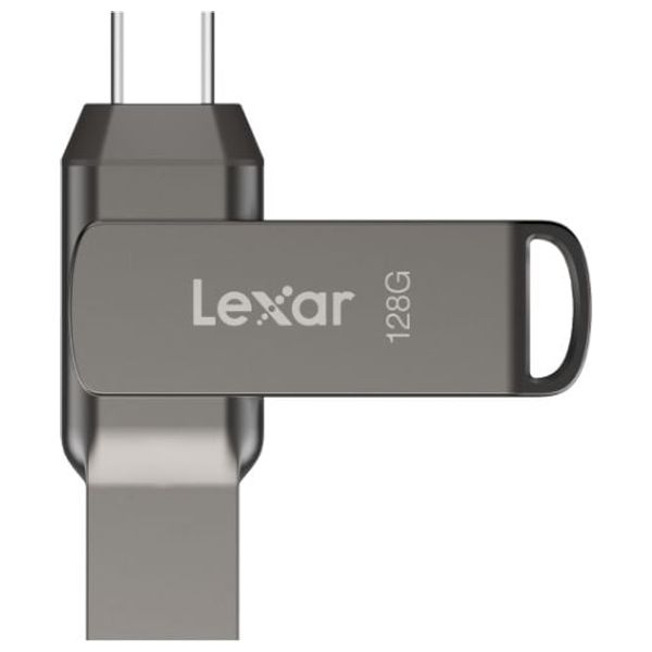 Lexar LJD400 - USB Flash Drive - 128GB - Up to 100 MB/s - Gray