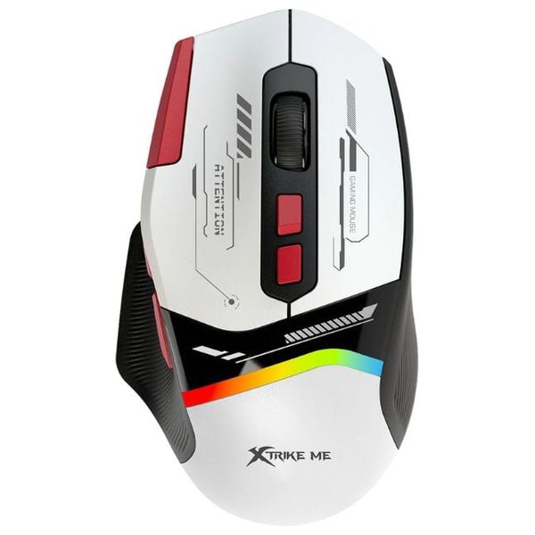 XTRIKE ME GM-323 Professional Gaming Mouse - Up to 12800 DPI - 8 Buttons - RGB Lighting - 69g Weight - 5 Million Click Lifespan