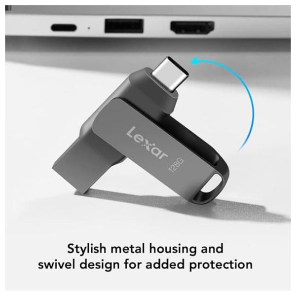 Lexar LJD400 - USB Flash Drive - 128GB - Up to 100 MB/s - Gray