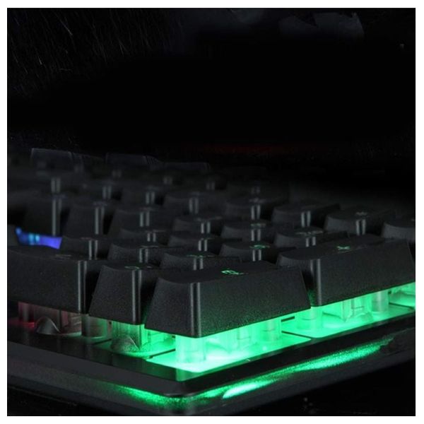  BR 1910 - Wired Keyboard - RGB - USB - Black 