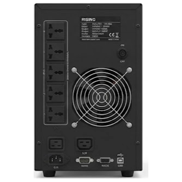  Combo Rising Online UPS - 2000VA - Black 