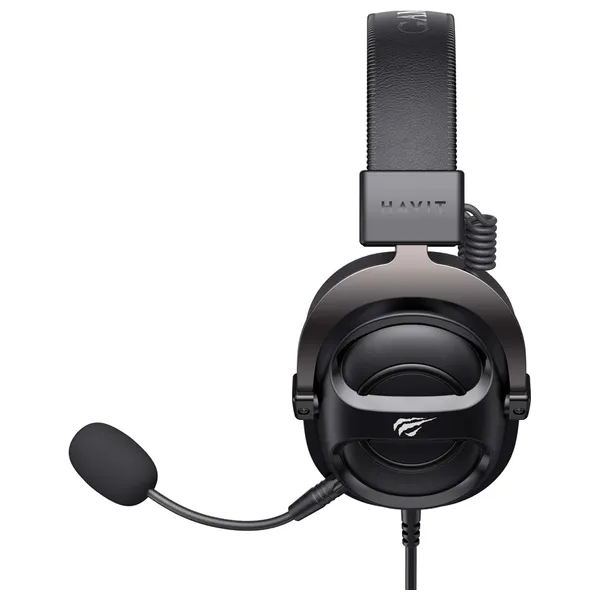  سماعة سلكية حول الاذن هافيت - HVGMH H2002E BO - بطول 2 متر - اسود 