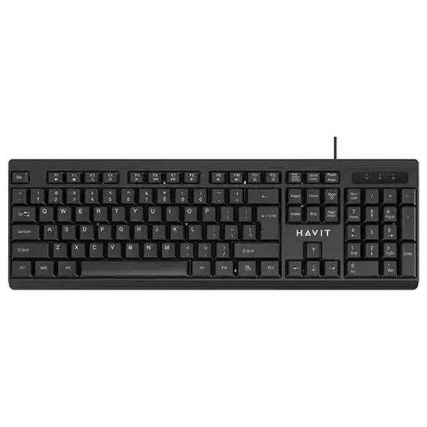 Havit HVKB-KB376-AR-BK - Wired Keyboard - Black