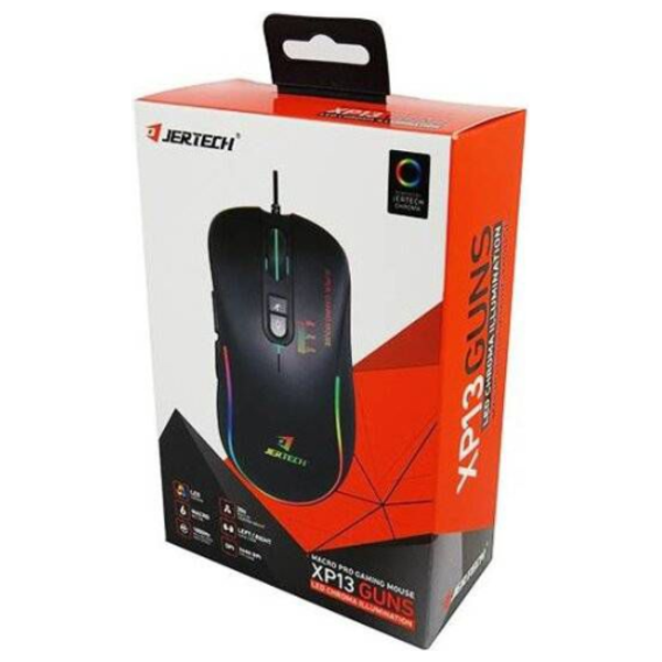  Jertech XP13 Wired Gaming Mouse - RGB - 1.5m - Black 