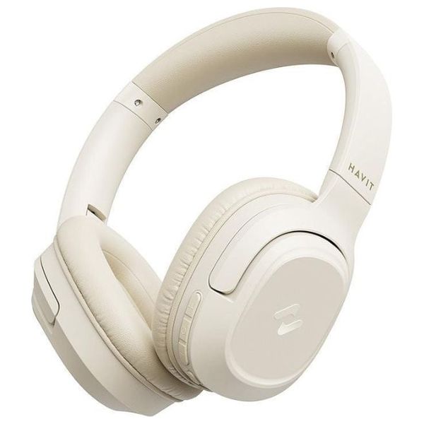  Havit LIFE-02H - Bluetooth Headphone Over Ear - Up to 50 hours - Bluetooth 5.4 - White 