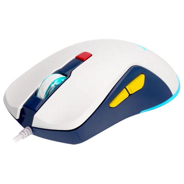 XTRIKE ME GM-227 Wired Gaming Mouse - Adjustable DPI up to 3600 - 6 Buttons - 7 Color RGB Lighting - 93g - White