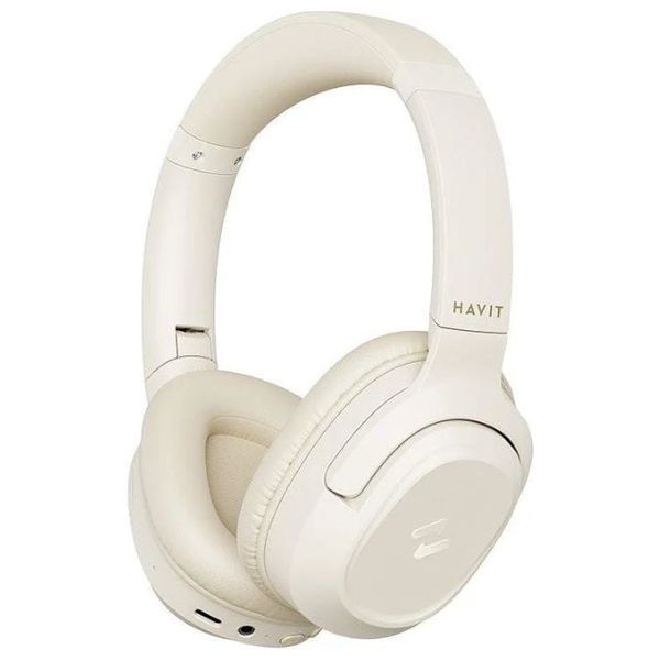  Havit LIFE-02H - Bluetooth Headphone Over Ear - Up to 50 hours - Bluetooth 5.4 - White 