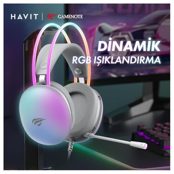  هافيت H2037D – سماعات ألعاب – أرجواني حالم 