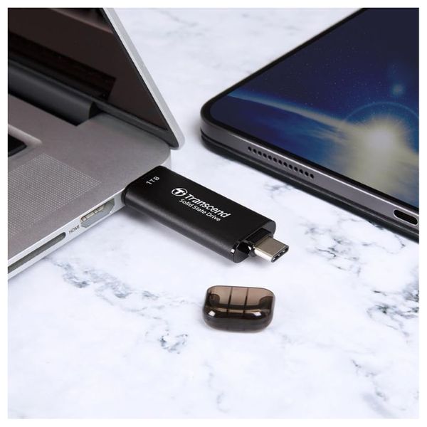  Transcend ESD310C - USB Flash Drive - 1TB - Up to 1050MB/s - Black 