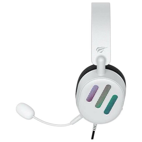  سماعة بلوتوث على الاذن هافيت - ابيض 