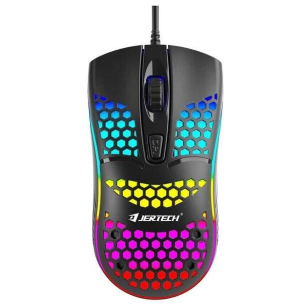  Jertech XP12 Wonderful Wired Gaming Mouse - RGB - USB - 1.5m - Black 