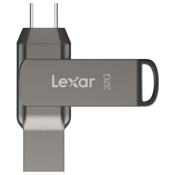 Lexar LJD400 - USB Flash Drive - 32GB - Up to 100 MB/s - Gray