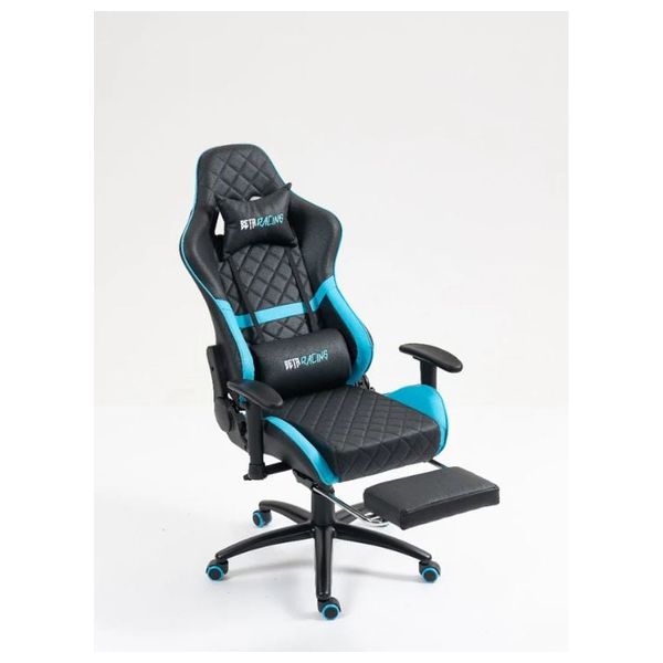  BETA Racing - Gaming Chair - Backrest tilts up to 135 degrees & Casters Wheels - Black 