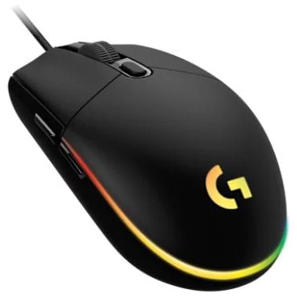 Logitech G102 Wired Gaming Mouse - 1 ms - RGB - 8000 DPI - Black