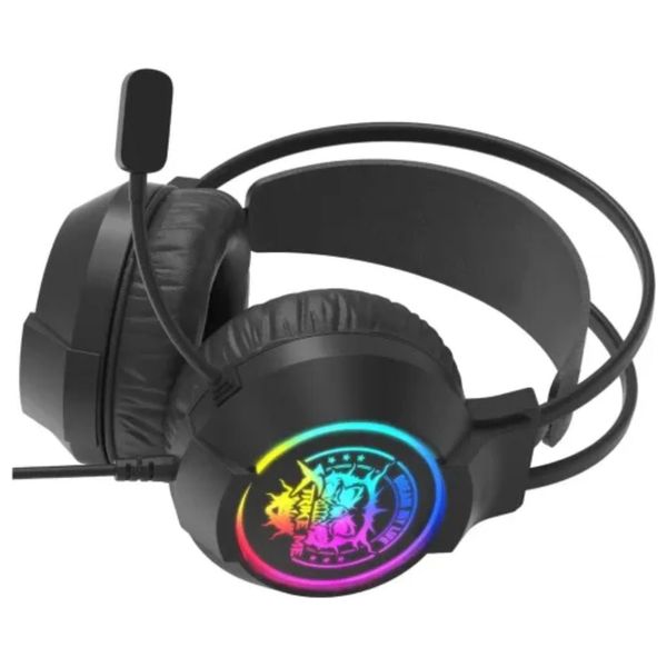  XTRIKE MEGH-516 Over-Ear Gaming Headset - 7.1 Virtual Surround Sound - 50mm Drivers - High Sensitivity Flexible Microphone - Stable RGB Lighting - USB Connectivity 