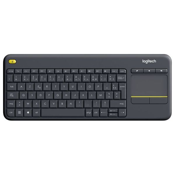 Logitech - Wired Keyboard - Up to 10 meters - Black