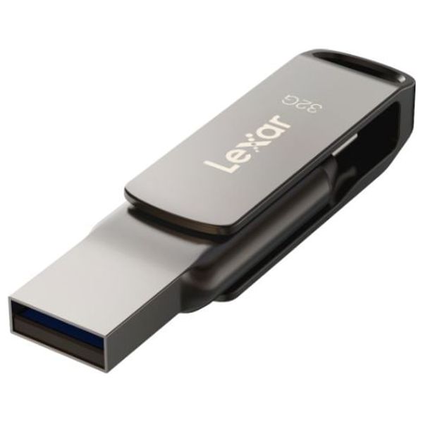 Lexar LJD400 - USB Flash Drive - 32GB - Up to 100 MB/s - Gray