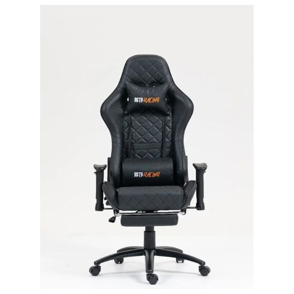  BETA Racing - Gaming Chair - Backrest tilts up to 135 degrees & Casters Wheels - Black 