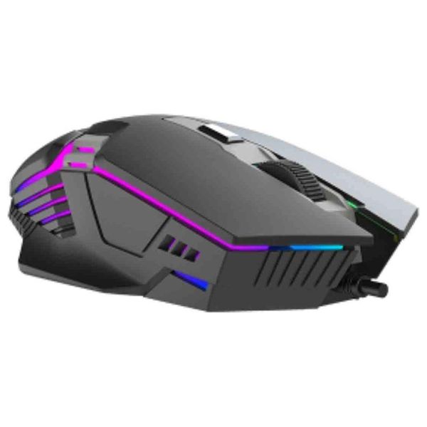 XTRIKE ME GM-110 Wired Gaming Mouse - Adjustable DPI up to 3600 - 4 Buttons - 7-Color RGB Lighting - Optical Sensor
