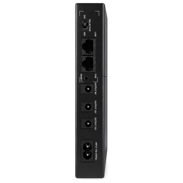  جهاز UPS صغير من روك - POE-G432D - بطارية بحجم 8800 مللي امبير - بقوة 18 واط - اسود 