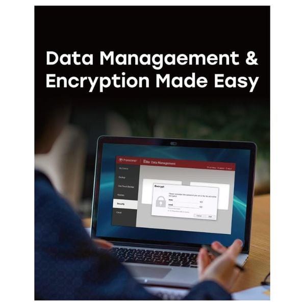 هارد خارجي ترانسيند مغناطيسي - 2 تيرابايت - سرعات فائقة تصل إلى 2000 ميجابايت/ثانية مع واجهة يو اس بي  3.2 Gen 2x2 - ذهبي